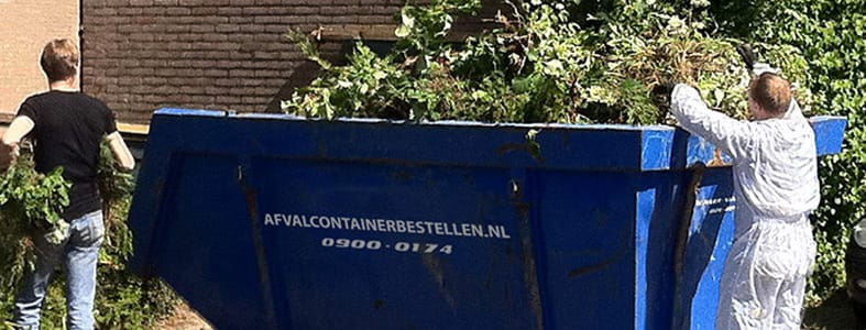 Grote vraag naar afvalcontainers
